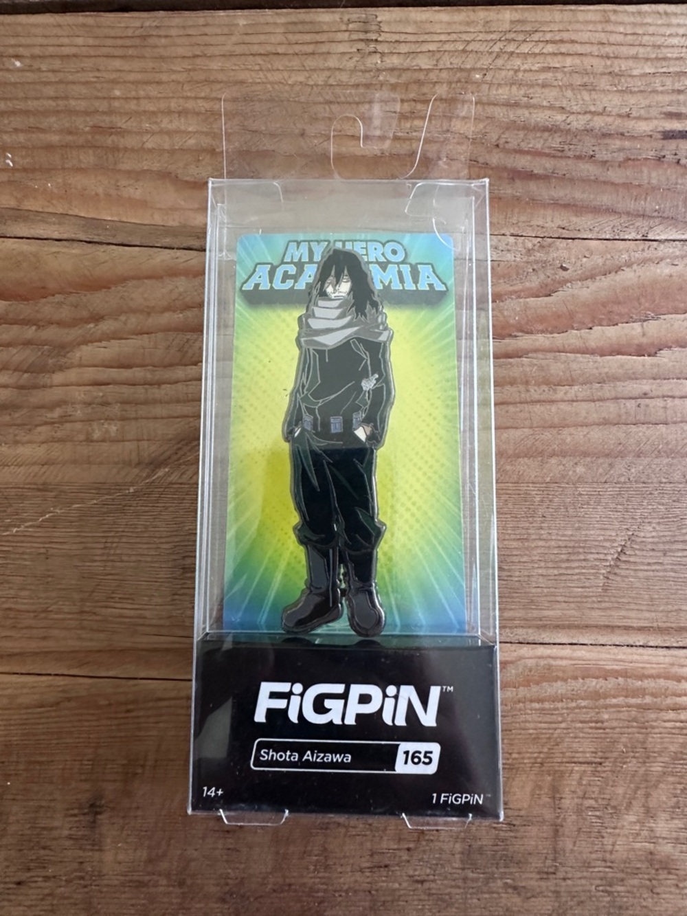 FiGPiN My Hero Academia Shota Aizawa Collectible Enamel Pin Black & Yellow